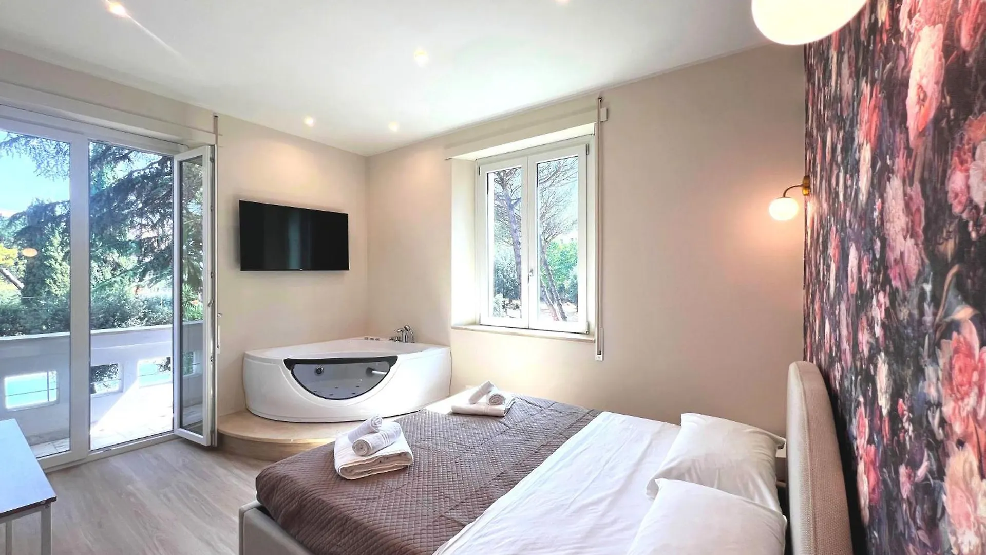 *** ベッド・アンド・ブレックファスト B&B Aurelia Garden Rooms ローマ イタリア